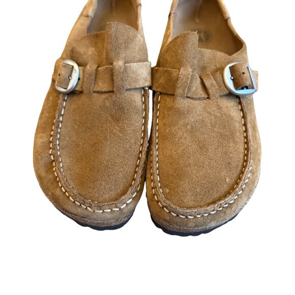 Birkenstock Buckley Tan Slip-On Backless Shoes Closed Toe Size 40 9 Women's - Picture 5 of 15